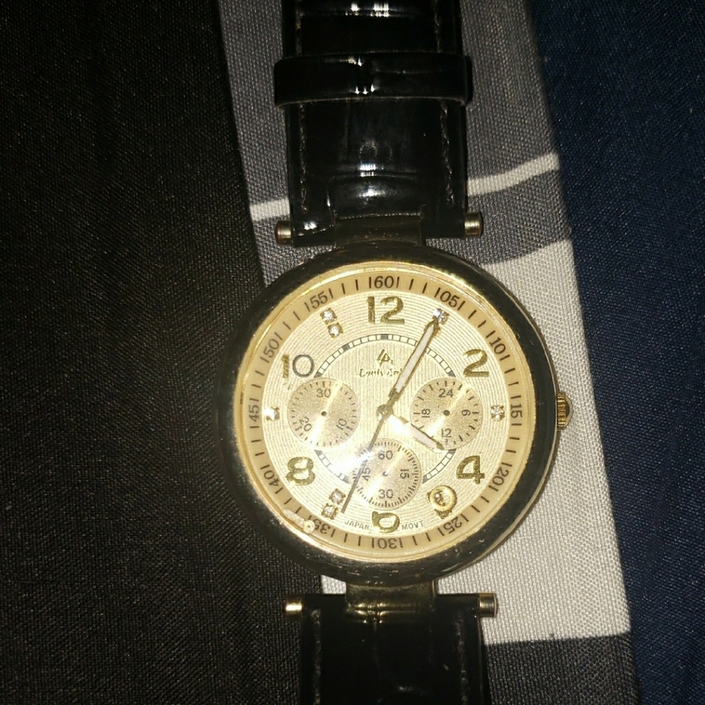 Ardene Black and Gold Men's Watch